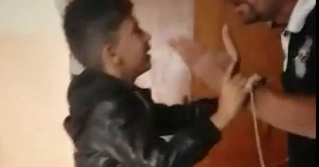 Iraklı babadan çocuklarına kemerli işkence