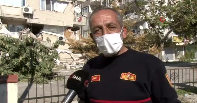 İtfaiye amiri gittiği apartmanda eşini ve 2 kızını enkaz altından kurtardı