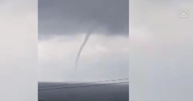 Karaburun'da hortum paniği