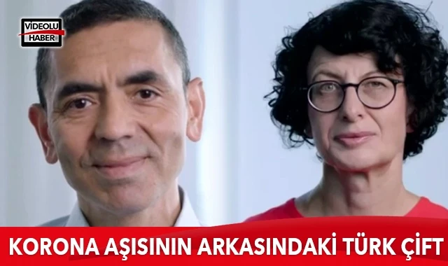 Korona aşısının arkasındaki Türk çift
