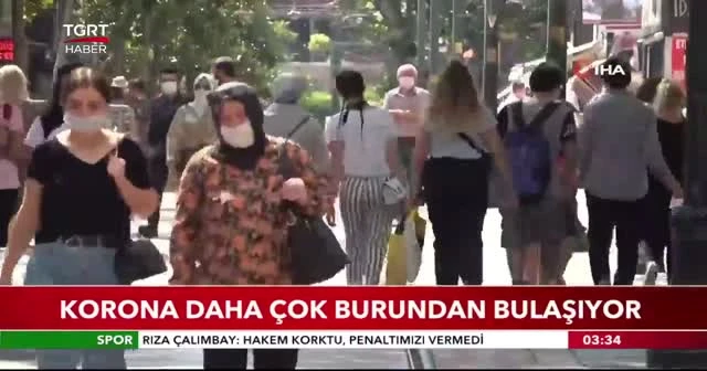 Korona daha çok burundan bulaşıyor