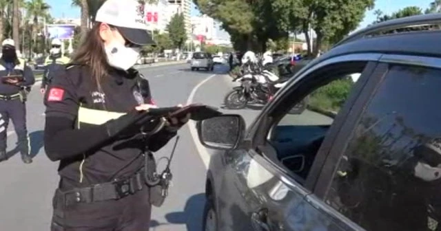 Şehrin tek motorize kadın trafik polisi