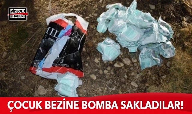 Teröristler çocuk bezine bomba sakladılar