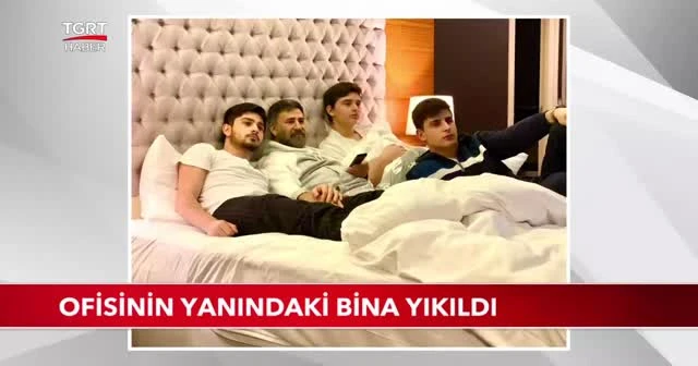 Ünlü sanatçının ofisinin yanındaki bina yıkıldı