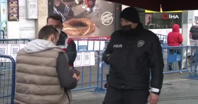 "Sıkılıyorum" diye Taksim'e geldi cezayı yedi