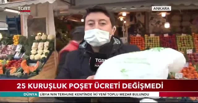 25 kuruşluk poşet ücreti değişmedi