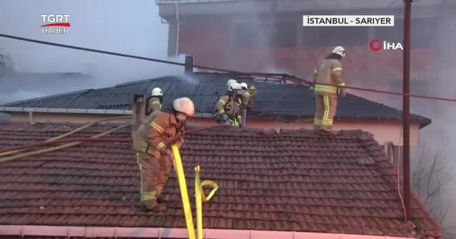 3 gecekondu alev alev yandı