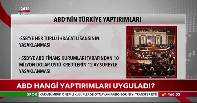 ABD Türkiye'ye hangi yaptırımları uyguladı?