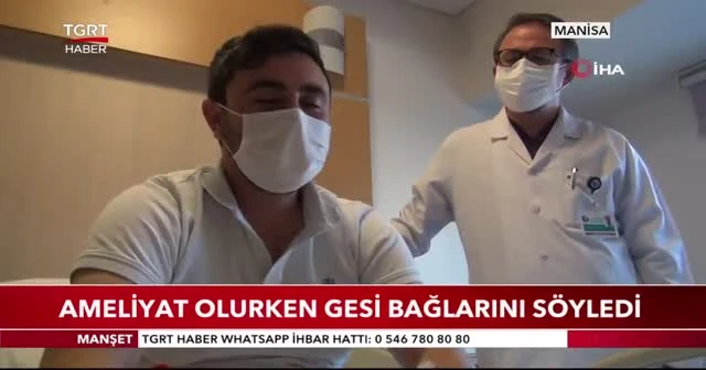 Ameliyat olurken Gesi Bağları’nı söyledi