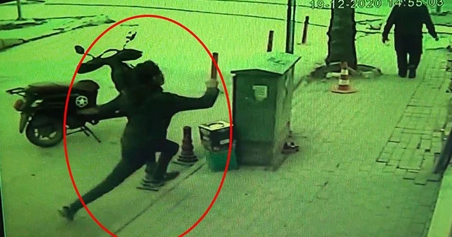 Arkadaşına uydu cezayı yedi