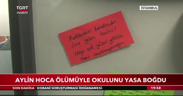 Aylin Hoca ölümüyle okulunu yasa boğdu