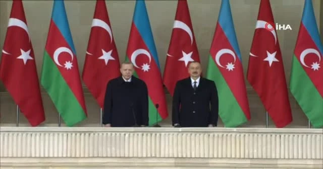Azerbaycan Cumhurbaşkanı Aliyev: Yaşasın Türkiye-Azerbaycan dostluğu