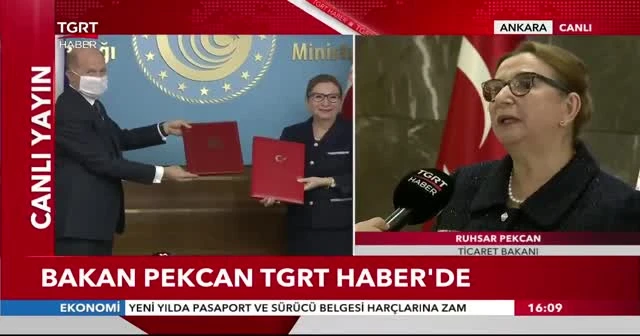 Bakan Pekcan TGRT Haber'de