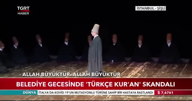 Belediye gecesinde "Türkçe Kur'an" skandalı