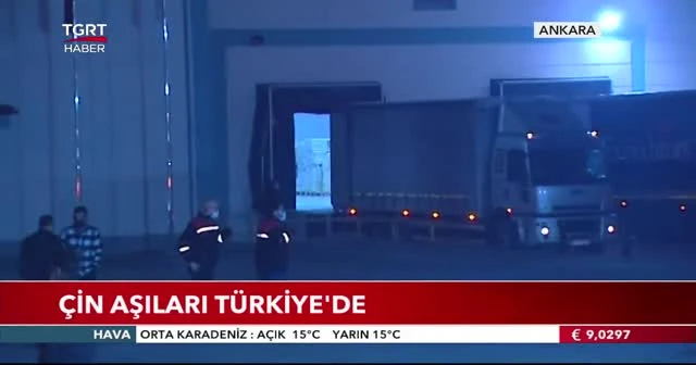 Çin aşıları Türkiye’de