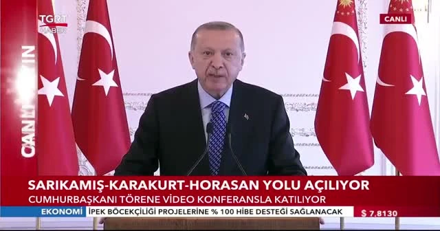 Cumhurbaşkanı Erdoğan: Karabağ semalarını artık paçavralar değil, hilal ve yıldız süslüyor