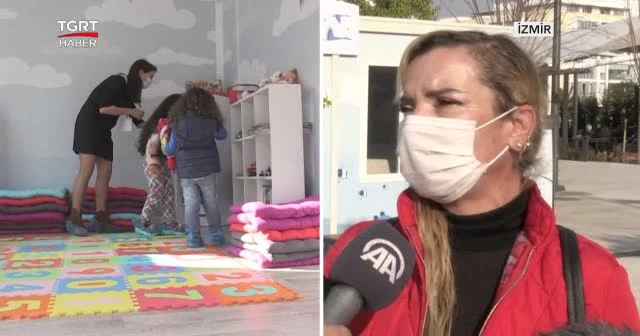 Depremzede çocuklara psikolog desteği