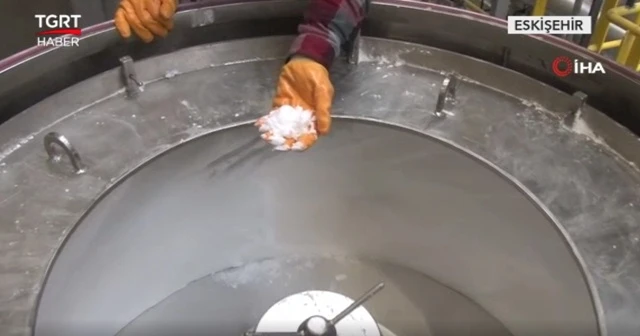 İlk lityum karbonat üretimi başladı