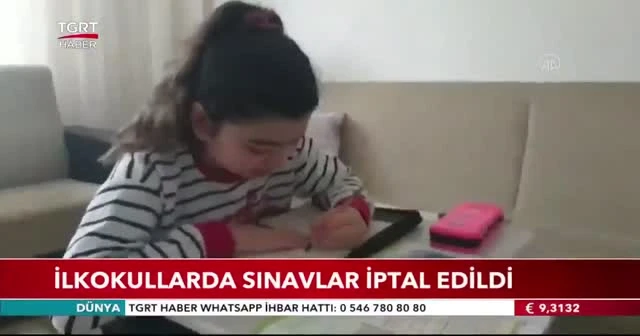 ilkokullarda sınavlar iptal edildi