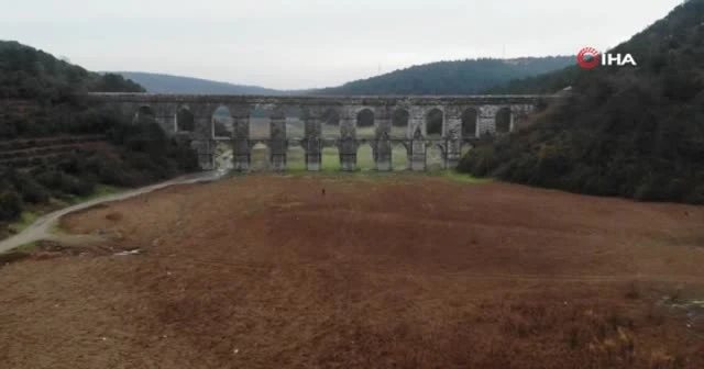 İstanbul’da kuraklığın en net görüntüsü böyle çekildi