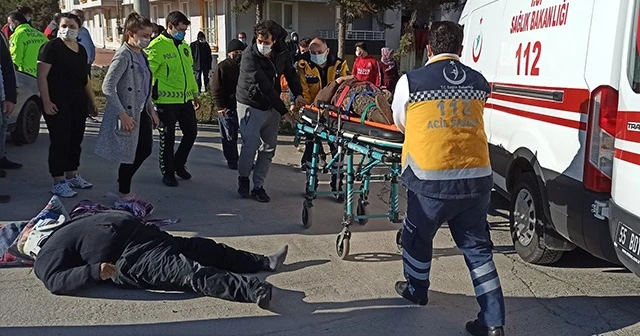 Kazada eşinin öldüğünü zannetti! Dakikalarca gözyaşı döktü