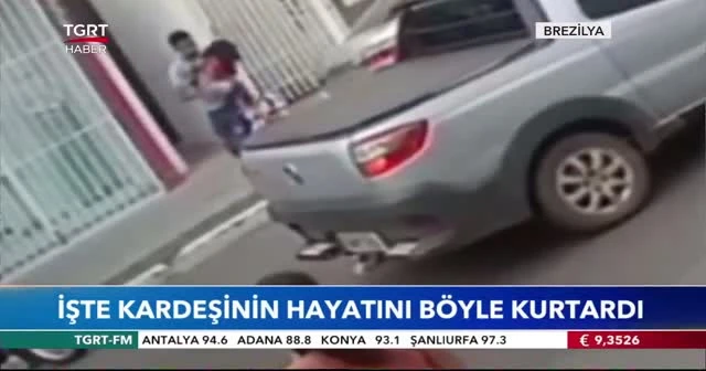 Kız kardeşinin hayatını böyle kurtardı