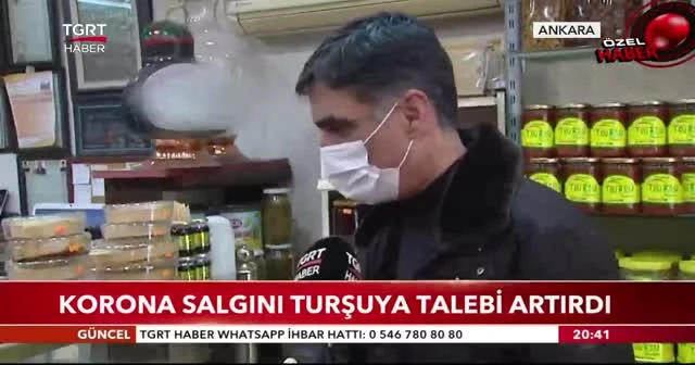 Korona salgını turşuya talebi artırdı