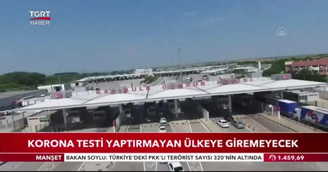 Korona testi yaptırmayan ülkeye giremeyecek