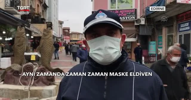 Kuyruk oluşturan esnafa ceza kesildi