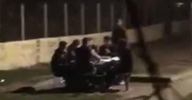 Parkta okey pahalıya patladı