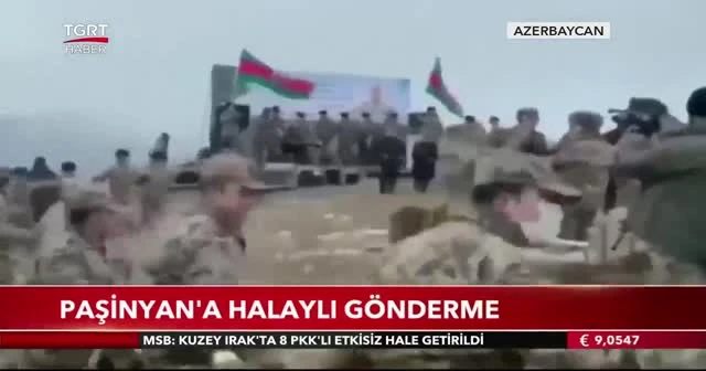Paşinyan'a halaylı gönderme