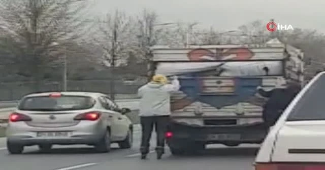 Patenli gençlerin tehlikeli yolculuğu kamerada