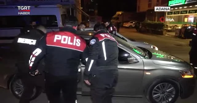 Polisi görür görmez kaçtılar