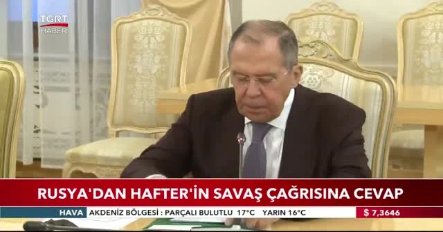 Rusya'dan Hafter'in savaş çağrısına cevap