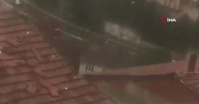 Sarıyer’de bir binada yangın çıktı