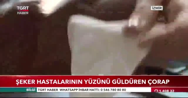 Şeker hastalarının yüzünü güldüren çorap