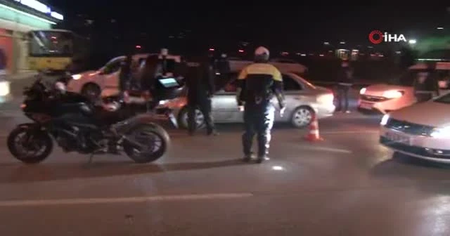 Sokağa çıkma yasağında motosikletli Şahin timlerinden kaçış yok