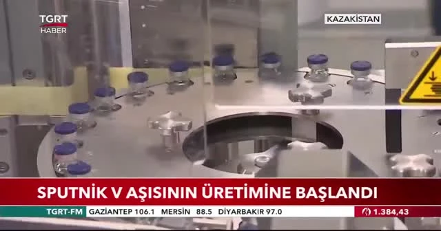 Sputnik V aşısının üretimine başlandı