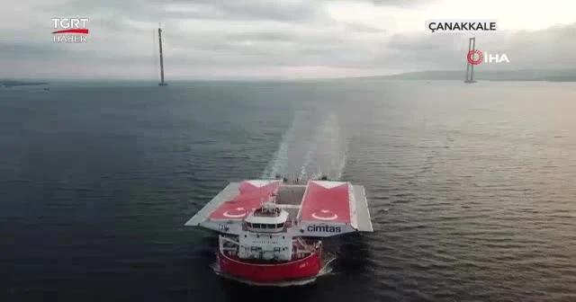 Türk bayraklı Mega bloklar yerine ulaştı