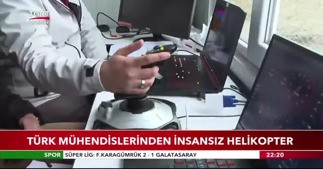 Türk mühendislerinden insansız helikopter