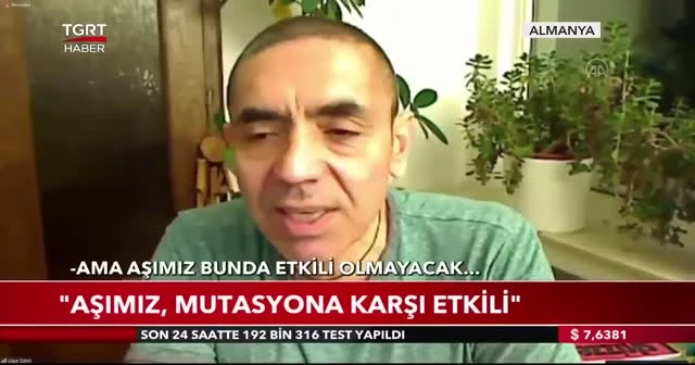 Uğur Şahin: Türkiye için yeterli doz depoladık
