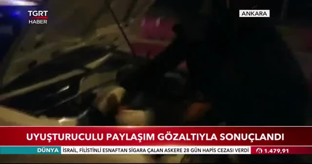 Uyuşturuculu paylaşım gözaltıyla sonuçlandı