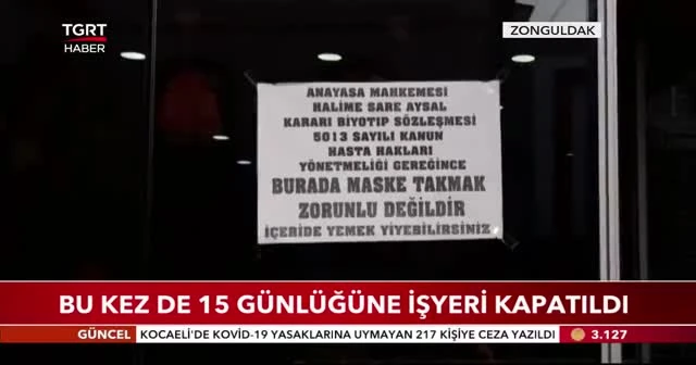 ''Genelge beni bağlamaz'' diyen esnafa ceza şoku