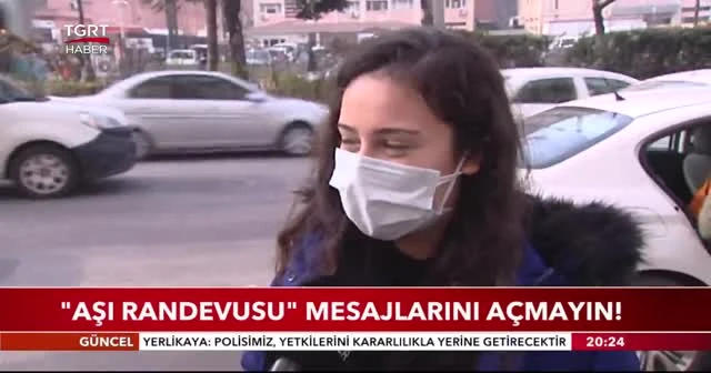 "Aşı randevusu" mesajlarını açmayın!