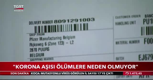 "Korona aşısı ölümlere neden olmuyor"