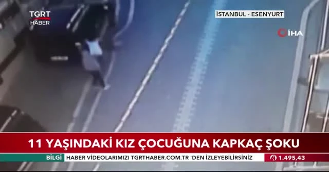 11 yaşındaki kız çocuğuna kapkaç şoku