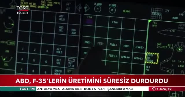 ABD, F-35'lerin üretimini süresiz durdurdu