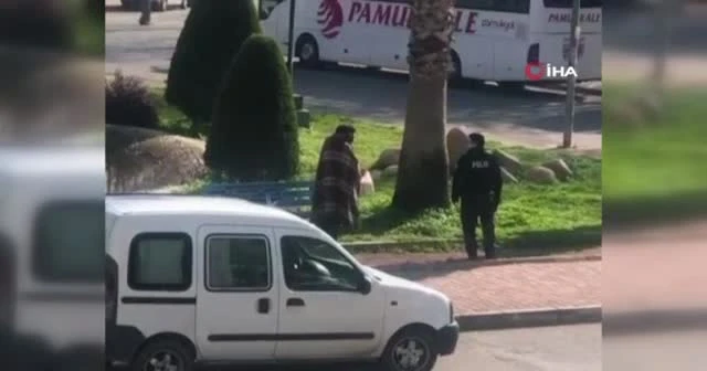 Antalya’da polis memurundan içleri ısıtan davranış