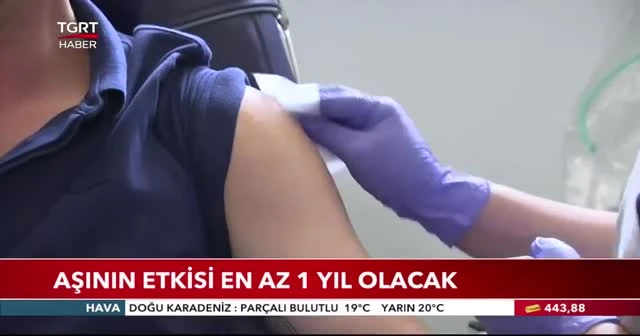 Aşının etkisi en az 1 yıl olacak