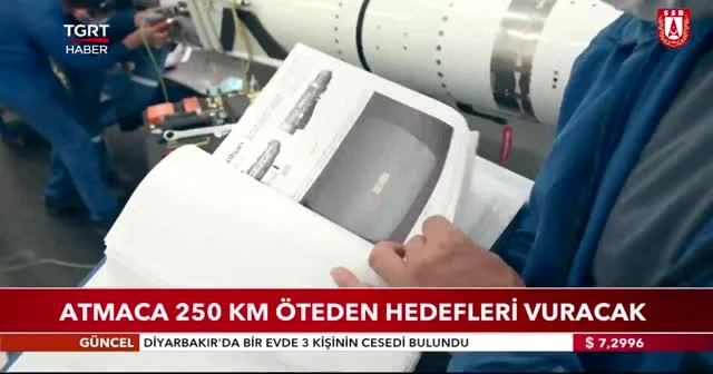 Atmaca 250 km öteden hedefleri vuracak